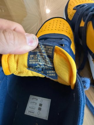Zapatillas Nike Terminator Low Azul/Amarillo