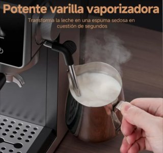 Cafetera Espresso AMZCHEF con Molinillo