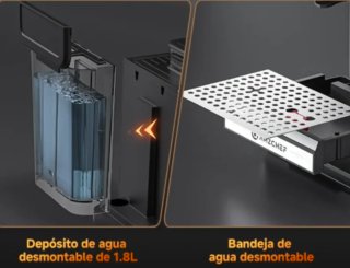 Cafetera Espresso AMZCHEF con Molinillo