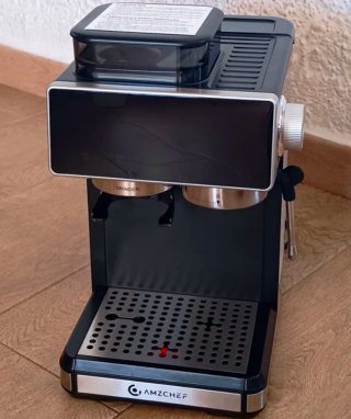 Cafetera Espresso AMZCHEF con Molinillo