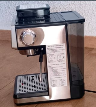 Cafetera Espresso AMZCHEF con Molinillo
