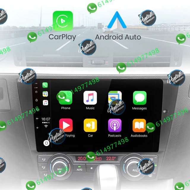 Radio Pantalla CARPLAY GPS para BMW SERIE 3 E90