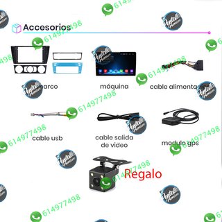 Radio Pantalla CARPLAY GPS para BMW SERIE 3 E90