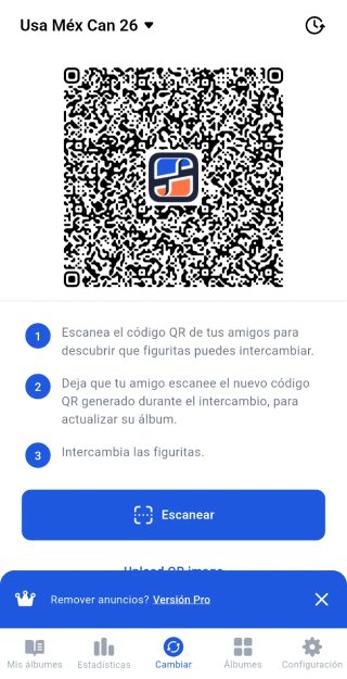 Cambio cromos Mundial 2026