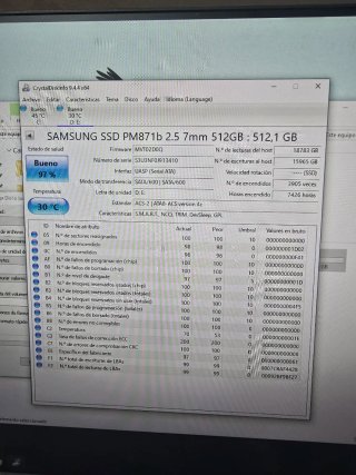 SSD Samsung 512GB PM871b 2.5 SATA