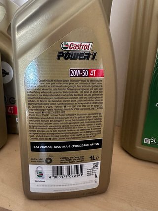 Castrol Power1 4T 20W-50 Aceite Motor 1L