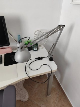 Lámpara Flexo de escritorio IKEA gris TERTIAL