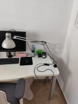 Lámpara Flexo de escritorio IKEA gris TERTIAL