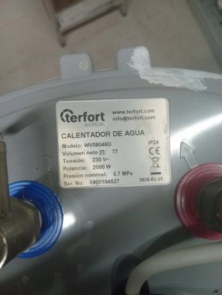 Calentador eléctrico Tefort 77L
