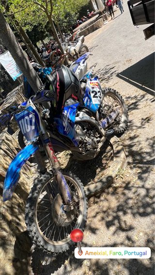 Yamaha YZ 250F 2008 Motocross Azul