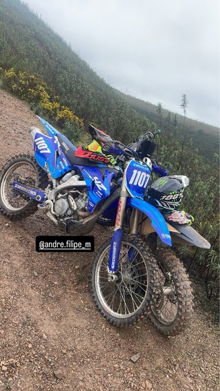 Yamaha YZ 250F 2008 Motocross Azul