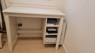 Escritorio madera blanco 90x52