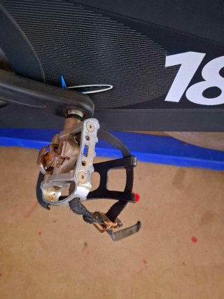 Bicicleta Spinning Azul Cyde 18
