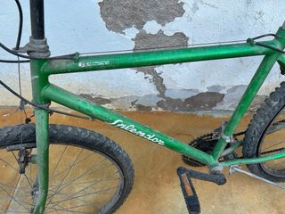 Bicicleta verde Interceptor