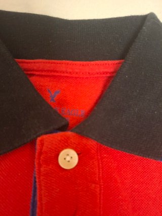 Polo American Eagle Rojo