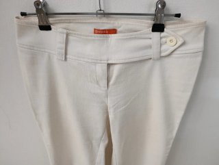 Pantalón Bershka Blanco Flare Talla 36
