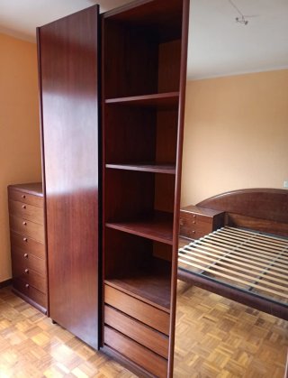 Armario 3 puertas correderas madera