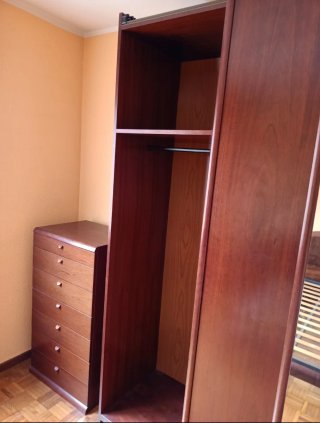 Armario 3 puertas correderas madera