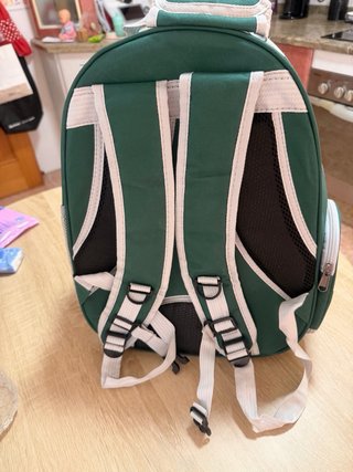 Mochila transportín para mascotas transparente
