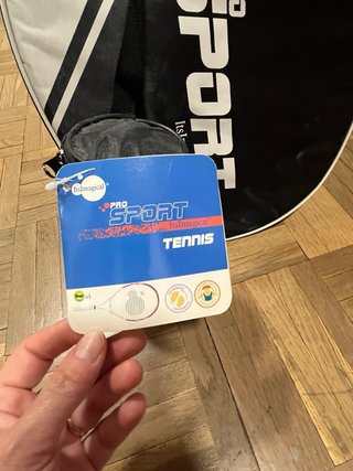 Raqueta de tenis infantil con funda
