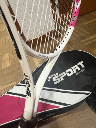 Raqueta de tenis infantil con funda