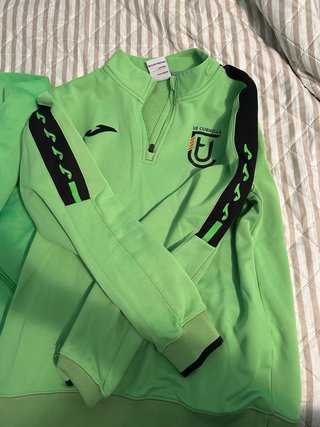 Mochila UE Cornellà Joma Negra y Verde