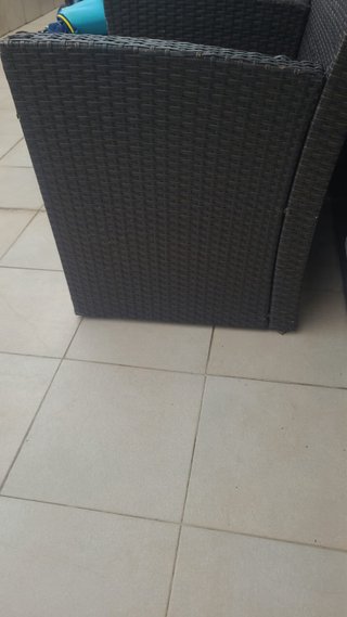Conjunto Rattan Terraza Marrón