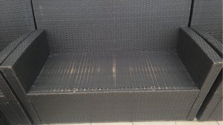 Conjunto Rattan Terraza Marrón