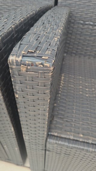 Conjunto Rattan Terraza Marrón