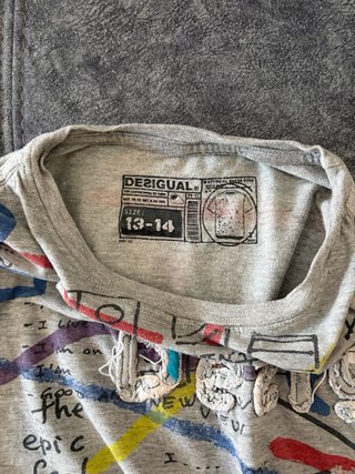 Camiseta Desigual Talla 13-14 / S