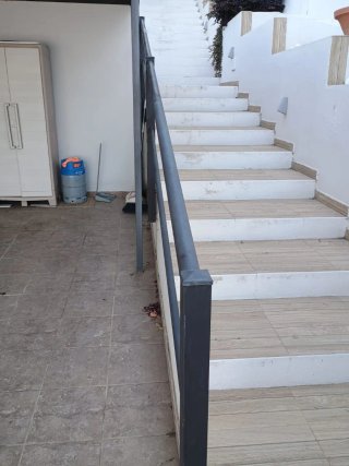 Barandilla de hierro forjado para escaleras