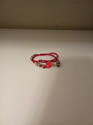 4 Pulseras Tejidas Arcoíris