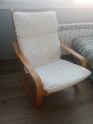 Butaca IKEA Madera Blanca