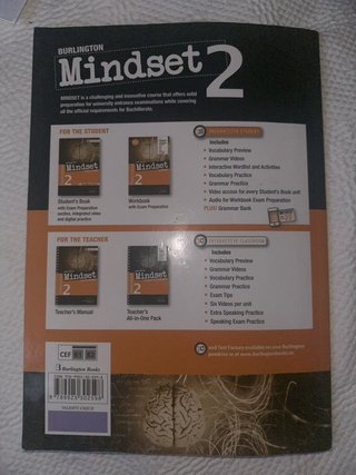Bach 2 Mindset Workbook (Ingles). Y student’s book