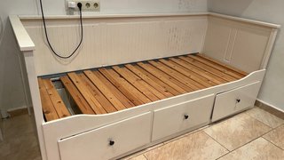 Urge vender Sofá Cama Blanco con Cajones