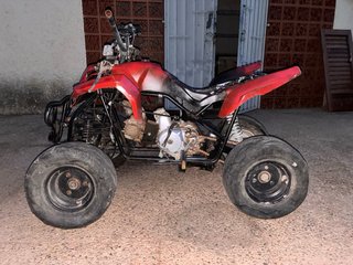 Mini Quad 125cc Off-Road Rojo y Negro