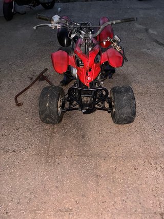 Mini Quad 125cc Off-Road Rojo y Negro