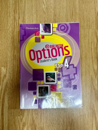 Libro inglés 4° ESO - OPTIONS burlington books
