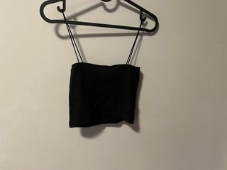 Top Zara Negro Tirantes