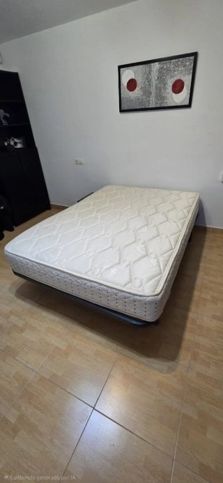 Somier 135cm Reforzado, colchón de 135 cm.