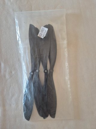 Helices de fibra de carbono para drones 11x4.7