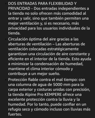Tienda de campaña NUEVA