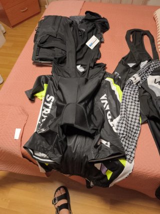 Ropa de ciclismo culotte con tirantes