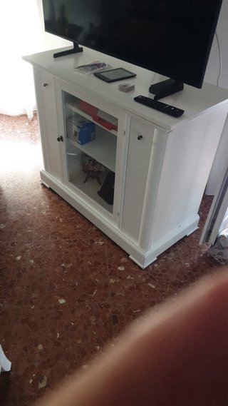 Mueble de salón madera cerezo laca