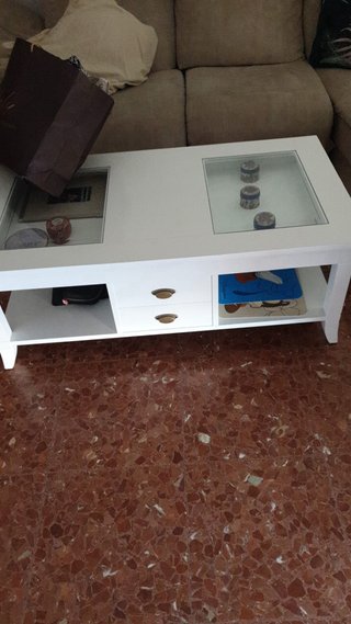 Mueble de salón madera cerezo laca
