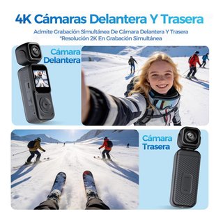Cámara accion 4K POV Vlog NUEVO