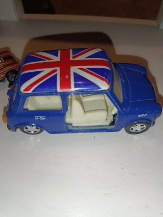 Mini Cooper Union Jack Azul