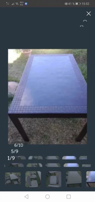 Mesa jardín/terraza+sillas