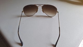 Gafas de sol Ray-Ban Aviator Doradas Marrones