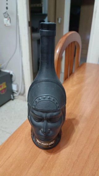 Botella Vintage Cabeza Inca